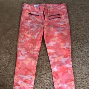 Orange Camo Jeans